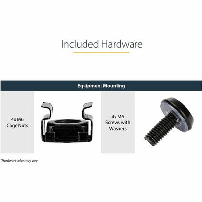 Étagère ventilée pour rack de serveur StarTech.com 1U - Fixe, profondeur 25 cm