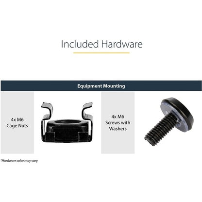 Étagère ventilée pour rack de serveur StarTech.com 1U - Fixe, profondeur 18 cm