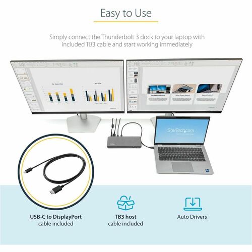 Base de conexión Thunderbolt 3 de StarTech.com