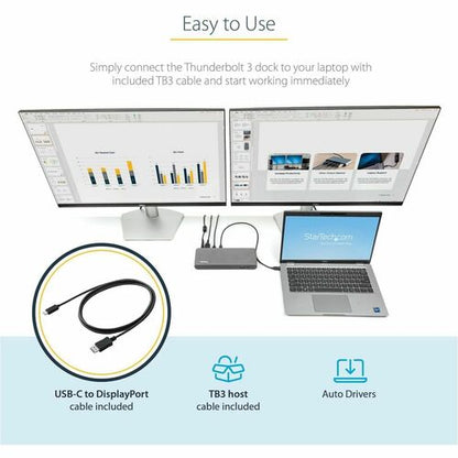 Base de conexión Thunderbolt 3 de StarTech.com