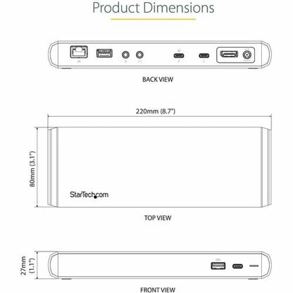 Base de conexión Thunderbolt 3 de StarTech.com