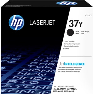 Cartucho de tóner láser original de extra alto rendimiento HP 37Y - Negro