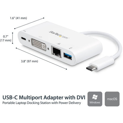 Adaptateur multiport USB-C vers DVI StarTech.com