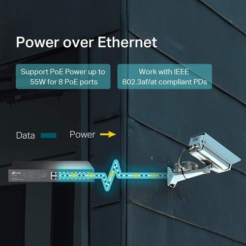 16PORT WEB MNG 10/100/1000 8PORT POE+ STCKBLE SWTCH RJ45