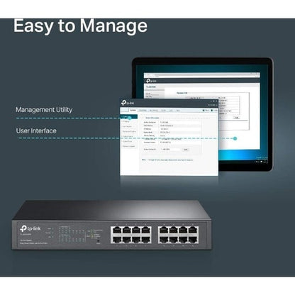 16PORT WEB MNG 10/100/1000 8PORT POE+ STCKBLE SWTCH RJ45