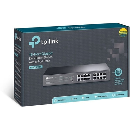 16PORT WEB MNG 10/100/1000 8PORT POE+ STCKBLE SWTCH RJ45
