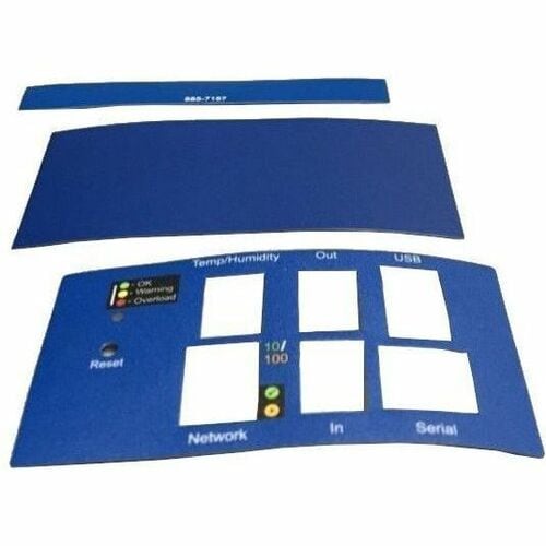 Kit d'étiquettes bleues pour unité de distribution d'alimentation en rack APC by Schneider Electric (10 unités) - Bleu - 10 unités