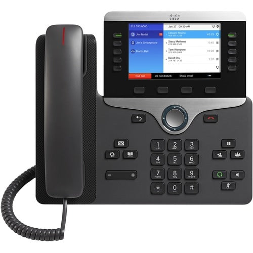 IP PHONE 8851 MULTIPLATFORM WITH PWR CUBE 4 NA CORD