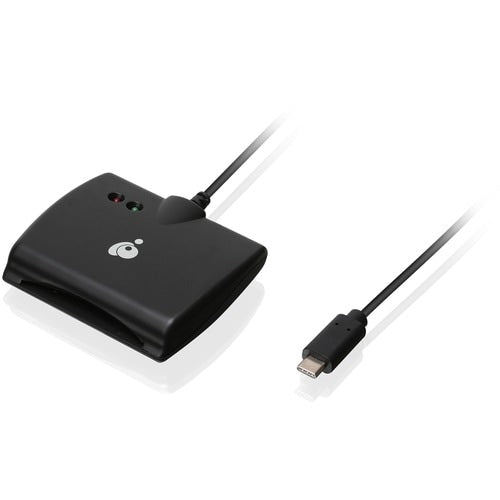 Lector de tarjetas inteligentes IOGEAR USB-C (compatible con TAA) - Contacto - Cable - USB tipo C -