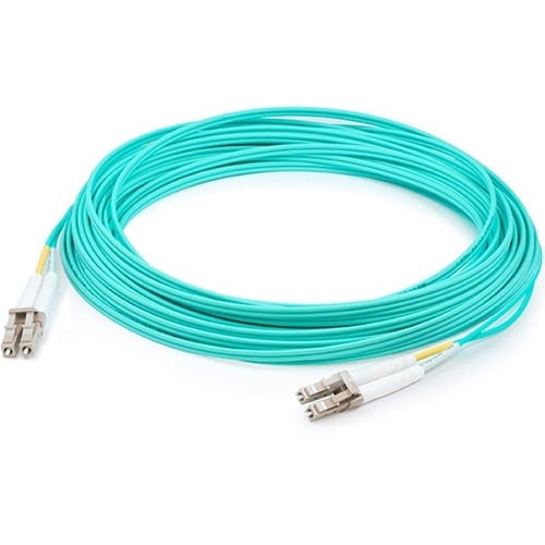 AddOn 15m LC (Male) to LC (Male) Aqua OM4 Duplex Riser Fiber Patch Cable