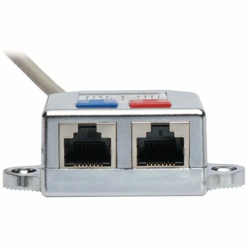 Tripp Lite by Eaton 2-to-1 RJ45 Splitter Adapter Cable, 10/100 Ethernet Cat5/Cat5e (M/2xF)