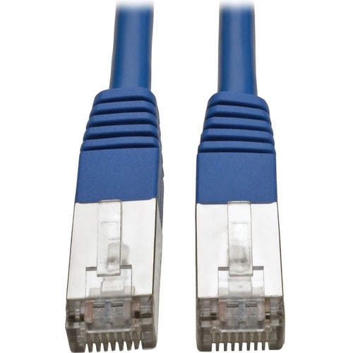 Cable de conexión STP blindado moldeado de categoría 5e de 350 MHz de Tripp Lite by Eaton (RJ45 M/M), negro
