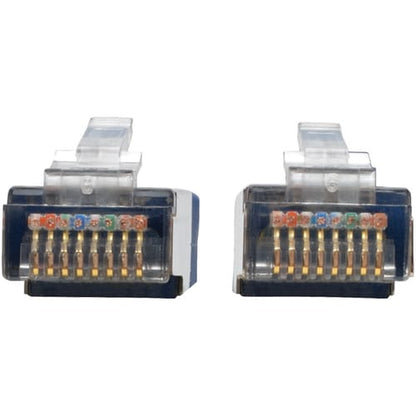 Cable de conexión STP blindado moldeado de categoría 5e de 350 MHz de Tripp Lite by Eaton (RJ45 M/M), negro