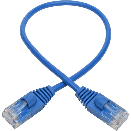 Tripp Lite by Eaton Gigabit N261-S01-BL Cat.6a UTP Patch Network Cable - 1 ft (0