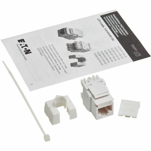 Tripp Lite by Eaton Cat6a 110-Style Punchdown RJ45 Keystone Jack