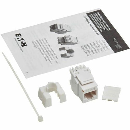 Tripp Lite by Eaton Cat6a 110-Style Punchdown RJ45 Keystone Jack