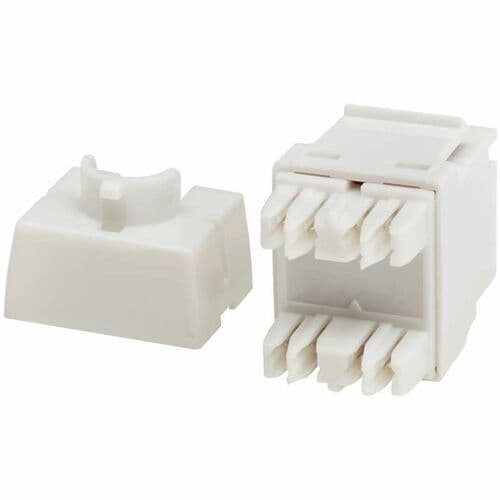 Tripp Lite by Eaton Cat6a 110-Style Punchdown RJ45 Keystone Jack