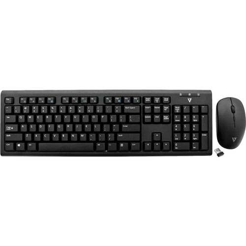 Ensemble clavier et souris sans fil V7 CKW200US - Noir - États-Unis