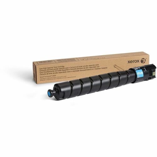 Cartouche de toner laser haute capacité d'origine Xerox - Cyan - 1 E