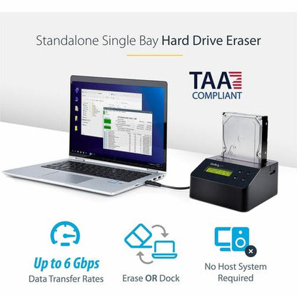 2.5IN  3.5IN SATA  SSD HDD DRIVE ERASER  DOCK
