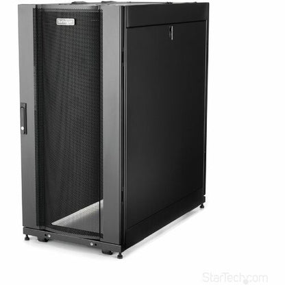StarTech.com 4-Post 25U Server Rack Cabinet, 19" Data Rack Cabinet for