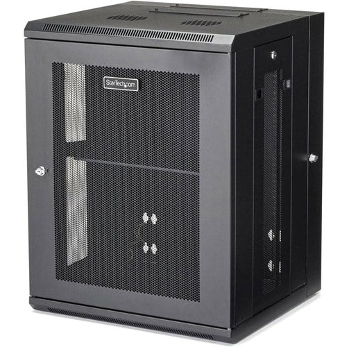 StarTech.com 15U 19" Wall Mount Network Cabinet - 16" Deep Hinged Lock
