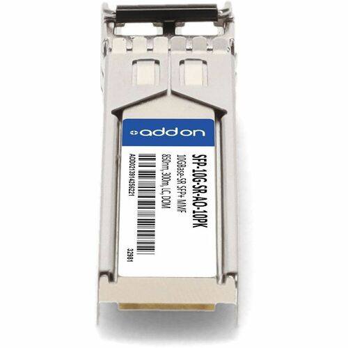 Módulo Cisco SFP+ adicional: para redes ópticas y redes de datos