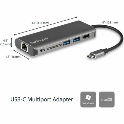 StarTech.com USB C Multiport Adapter