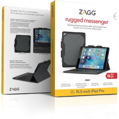 ZAGG Rugged Messenger Keyboard/Cover Case (Folio)