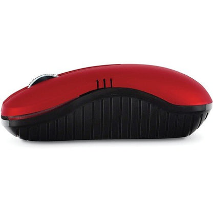 Verbatim Wireless Notebook Optical Mouse, Commuter Series - Matte Red - Optical