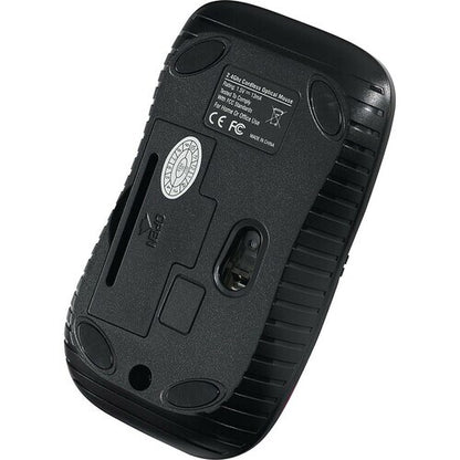 Verbatim Wireless Notebook Optical Mouse, Commuter Series - Matte Red - Optical