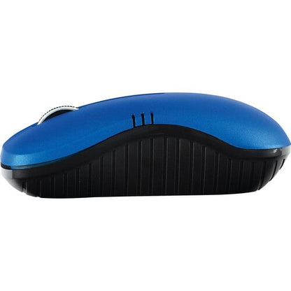 Souris optique sans fil Verbatim pour ordinateur portable, série Commuter - Bleu mat - Optique