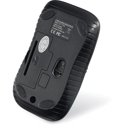Souris optique sans fil Verbatim pour ordinateur portable, série Commuter - Bleu mat - Optique