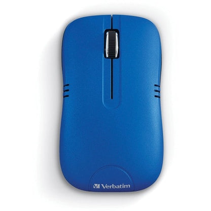 Souris optique sans fil Verbatim pour ordinateur portable, série Commuter - Bleu mat - Optique