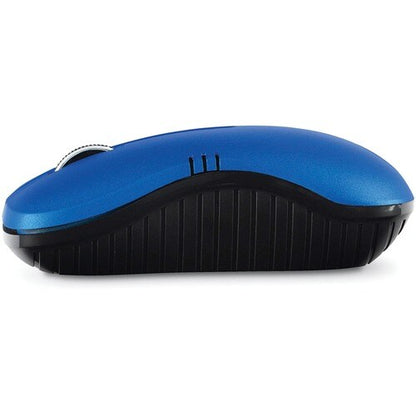 Souris optique sans fil Verbatim pour ordinateur portable, série Commuter - Bleu mat - Optique