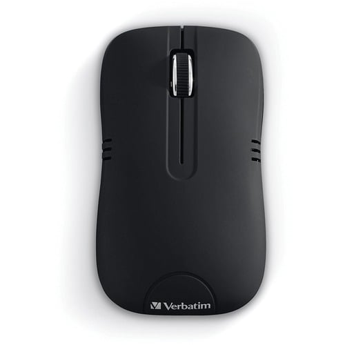 Verbatim Wireless Notebook Optical Mouse, Commuter Series - Matte Black - Optical