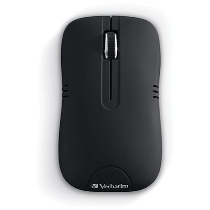 Verbatim Wireless Notebook Optical Mouse, Commuter Series - Matte Black - Optical