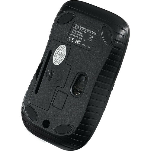 Verbatim Wireless Notebook Optical Mouse, Commuter Series - Matte Black - Optical
