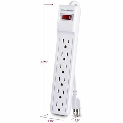 Cyber Power CyberPower Essential Surge CSB606W 6-Outlets Surge Suppres