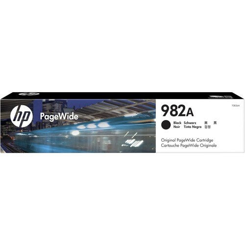 HP 982A Original Page Wide Ink Cartridge - Black Pack - 1000