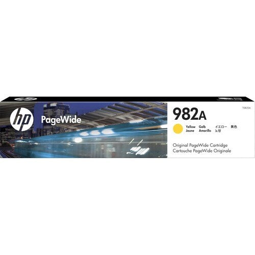 HP 982A Original Page Wide Ink Cartridge - Yellow Pack - 800