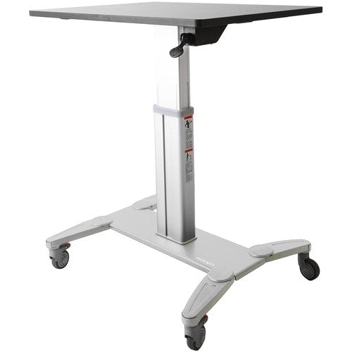 MOBILE SIT STAND WORKSTATION W/31.5IN WORK SURFACE