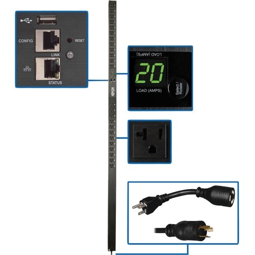 Tripp Lite by Eaton PDUMNV20LX 1,9 kW monophasé surveillé PDUMNV20LX - Moni