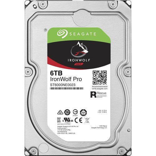 Disque dur MULTI 20 6 To IRONWOLF PRO SATA 7200 tr/min 256 Mo 3,5 pouces