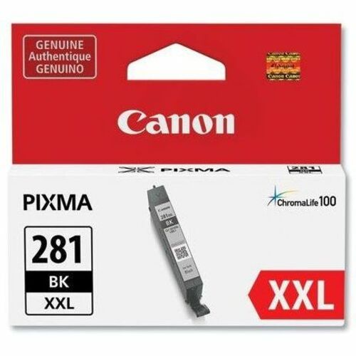 Réservoir d'encre noire CLI-281XXL, aucun retour