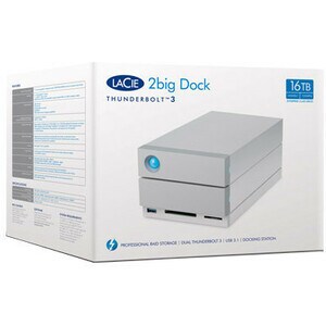 MULTI 2 20TB LACIE 2BIG DOCK THUNDERBOLT 3 THUNDERBOLT 3 USB