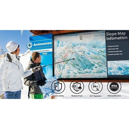 Écran d'affichage numérique Samsung OH75F - 75" (1905 mm) LCD Cortex A12 1,30 GHz - 2,50 Go