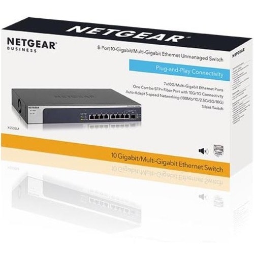 8PORT UNMANAGED 10GB MULTI GB ENET STDALN SWTCH