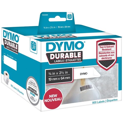 Dymo Barcode Label - 3/4" (19 mm) Width x 2 33/64" (64 mm) L