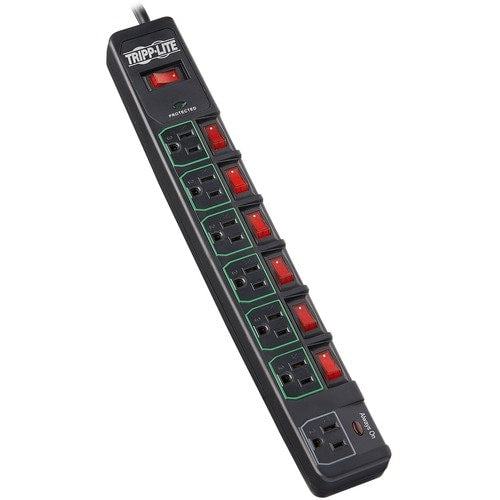 Tripp Lite by Eaton TLP76MSGB ECO-Surge 7-Outlet Surge Protector - 7 x